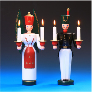 Engel & Bergmann farbig, 29 cm