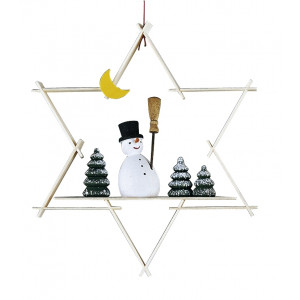 Baumbehang Form Schneemann