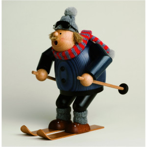 Räuchermännchen Abfahrtsläufer Ski