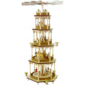 Pyramide Christi Geburt 4-stöckig