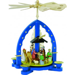 Pyramide Heilige Drei Könige, blau