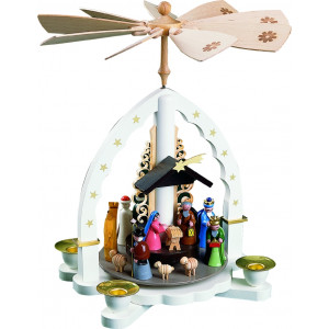Pyramide Heilige Drei Könige, weiß