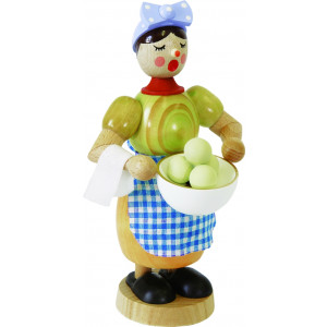 Räucherfrau mit Klößen