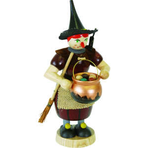 Räucherfrau Halloween Hexe