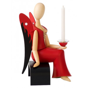 Sternkopf-Engel Sexy Lady sitzend