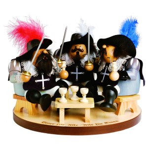 Räuchermännchen Kantenhocker Die drei Musketiere Trio, limitiert 