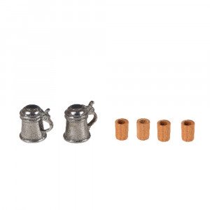Becher und Krüge, 6-teilig