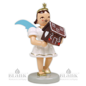 Kurzrockengel mit Pfefferkuchenhaus, Exklusiv-Edition 2023 - farbig