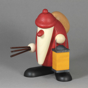 Weihnachtsmann mit Laterne und Rute - Auslaufartikel