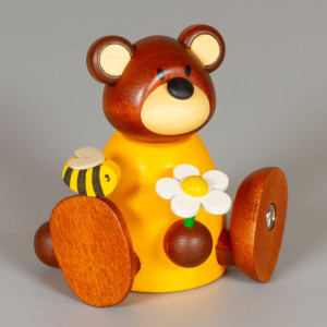 Hobler Bärenfamilie Bärbel sitzend mit Blume