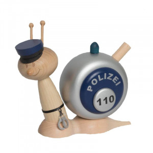 Räucherfigur Polizeischnecke