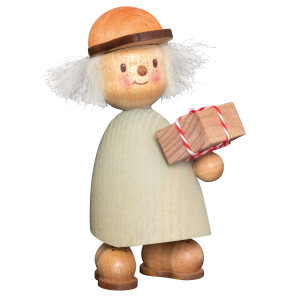 Finn mit Geschenk - 9 cm