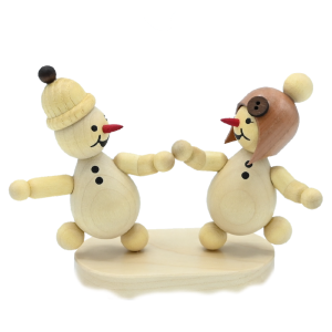 Schneemann Junior Geschwister tanzend
