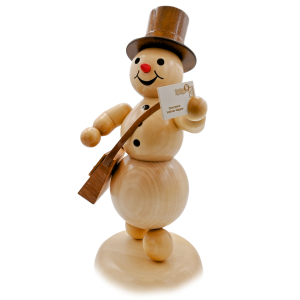 Schneemann Briefträger - 32 cm