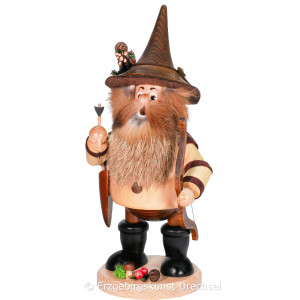 Räuchermann Räuberwichtel mit Bogen - 26 cm