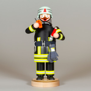 Räuchermann Feuerwehrmann in Einsatzbekleidung
