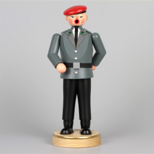 Räuchermann Bundeswehr Soldat rotes Barett