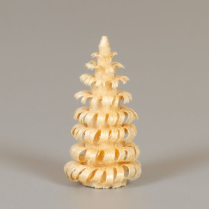 Erzgebirgischer Spanbaum Ringelbaum natur - 3 cm