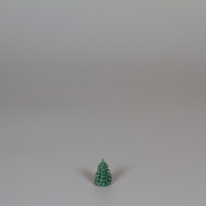 Erzgebirgischer Spanbaum Ringelbaum grün - 2 cm