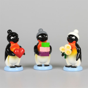 Pinguine Gratulanten, 3-teilig, exklusiv