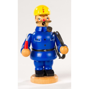 Olbernhauer Räuchermann Elektriker, klein