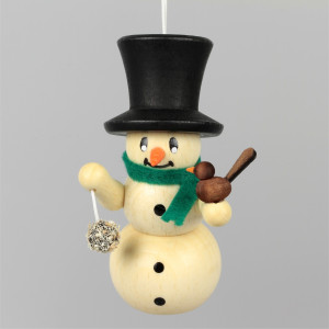 Baumbehang Schneemann Vogelfütterung
