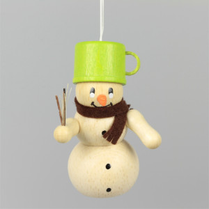 Baumbehang Schneemann mit Rute