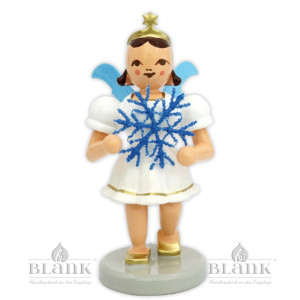 Kurzrockengel mit Schneeflocke Plauener Spitze - Exklusiv-Edition 2026 - farbig