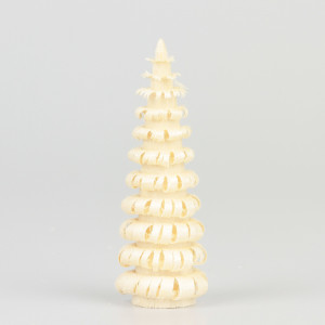 Erzgebirgischer Spanbaum Ringelbaum natur - 5 cm