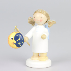 Engel mit Lampion Mond