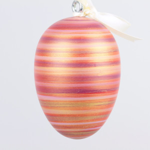 Handgedrechseltes Maxi Osterei, 8 cm, Einzelstück