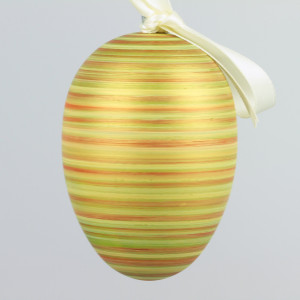 Handgedrechseltes Maxi Osterei, 8 cm, Einzelstück