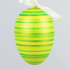Handgedrechseltes Maxi Osterei, 8 cm, Einzelstück
