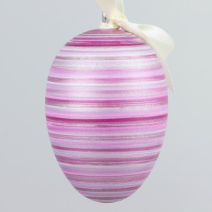 Handgedrechseltes Maxi Osterei, 8 cm, Einzelstück