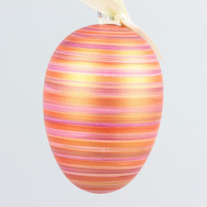 Handgedrechseltes Maxi Osterei, 8 cm, Einzelstück