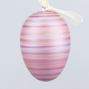 Handgedrechseltes Maxi Osterei, 8 cm, Einzelstück