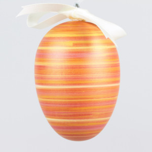 Handgedrechseltes Maxi Osterei, 8 cm, Einzelstück