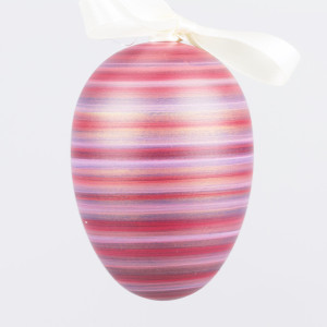 Handgedrechseltes Maxi Osterei, 8 cm, Einzelstück