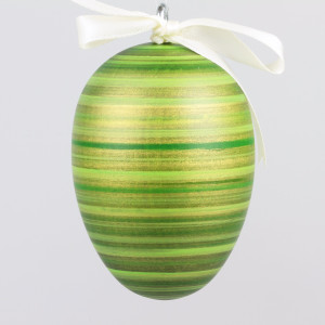 Handgedrechseltes Maxi Osterei, 8 cm, Einzelstück