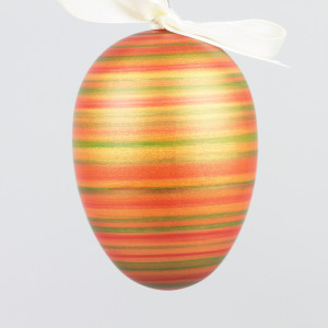 Handgedrechseltes Maxi Osterei, 8 cm, Einzelstück