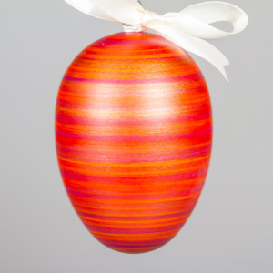 Handgedrechseltes Maxi Osterei, 8 cm, Einzelstück