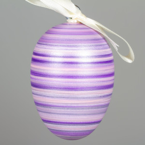 Handgedrechseltes Maxi Osterei, 8 cm, Einzelstück