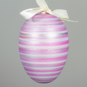 Handgedrechseltes Maxi Osterei, 8 cm, Einzelstück