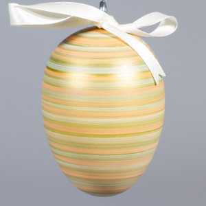 Handgedrechseltes Maxi Osterei, 8 cm, Einzelstück