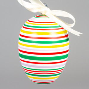 Handgedrechseltes Maxi Osterei, 8 cm, Einzelstück