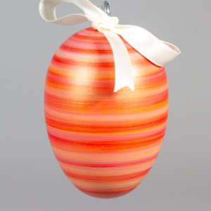 Handgedrechseltes Maxi Osterei, 8 cm, Einzelstück