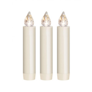 Lumix LED Kerzen SuperLight, Ergänzungs-Set, 3-teilig