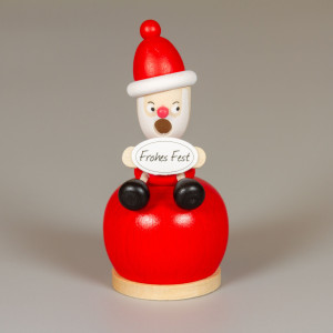 Der kleine Räuchermann Weihnachtsmann - rot