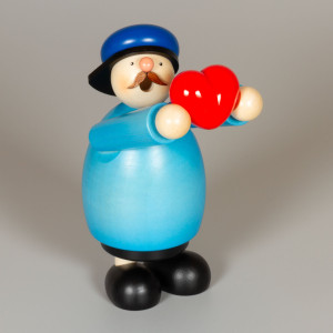 Räuchermann Liebesbotschafter mit Herz