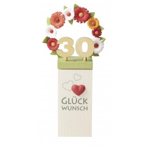 Glückwunschsockel mit Zahlensatz